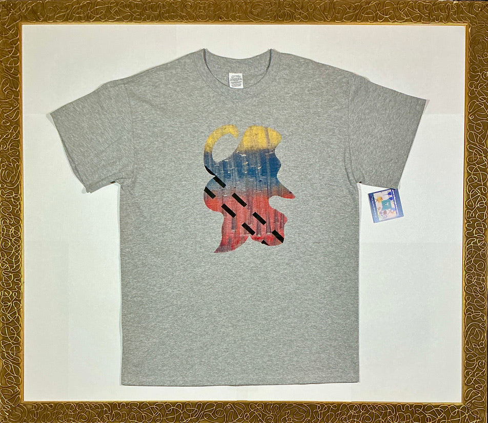 Hand Painted Short Sleeve Unisex Ultra Cotton T-Shirt Medium
