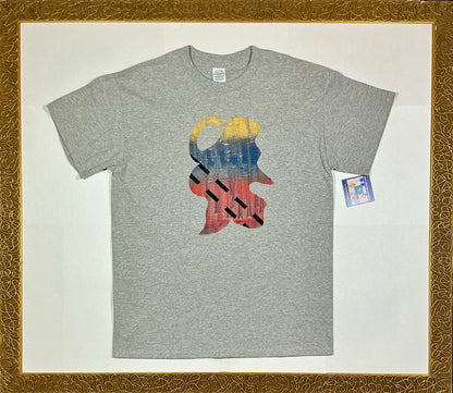 Hand Painted Short Sleeve Unisex Ultra Cotton T-Shirt Medium