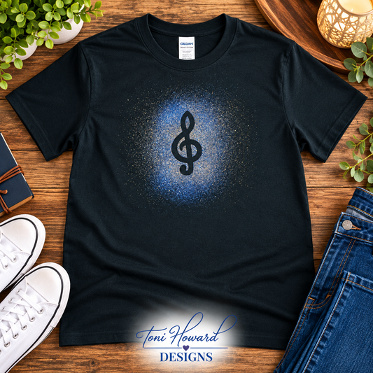 Hand Painted Short Sleeve Unisex Ultra Cotton T-Shirt Medium