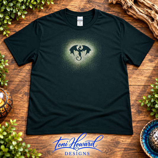 Hand Painted Short Sleeve Unisex Ultra Cotton T-Shirt Large