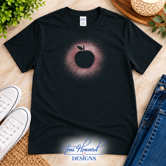 Hand Painted Short Sleeve Unisex Ultra Cotton T-Shirt Medium