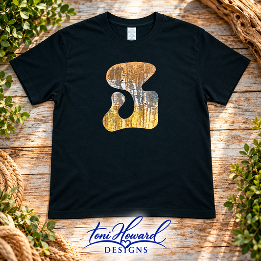 Hand Painted Short Sleeve Unisex Ultra Cotton T-Shirt Large